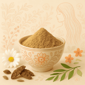 poudre shikakai pour les cheveux