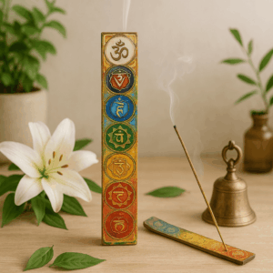 Porte encens chakras