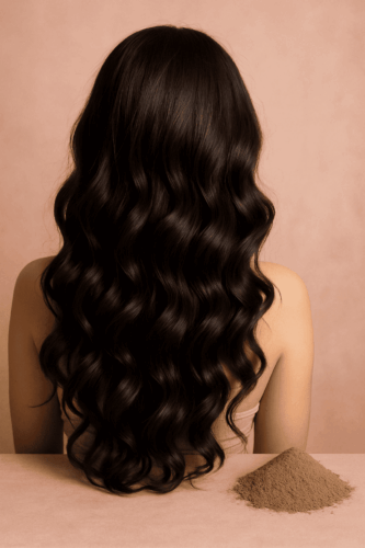 Cheveux lavés par la nature. Éclairés par le Shikakai de votre site ayurveda-naturel