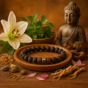 bracelet en pierre de lave
