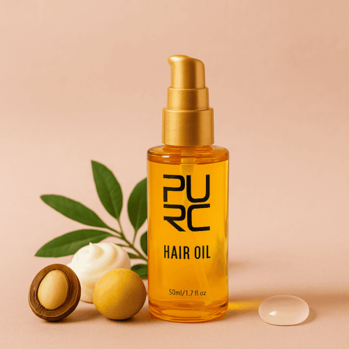 Huile capillaire nourrissante Ayurveda Naturel – brillance et réparation des cheveux secs et abîmés