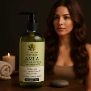 Après-shampoing Amla Ayurveda Naturel – Soin ayurvédique nourrissant pour cheveux ondulés et revitalisés.