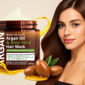 Soin nourrissant collagène et kératine pour cheveux secs et abîmés