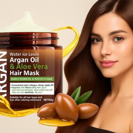 Soin nourrissant collagène et kératine pour cheveux secs et abîmés